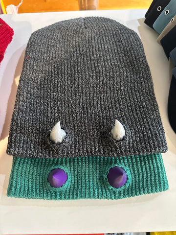Slouchy Devil Horn Beanie