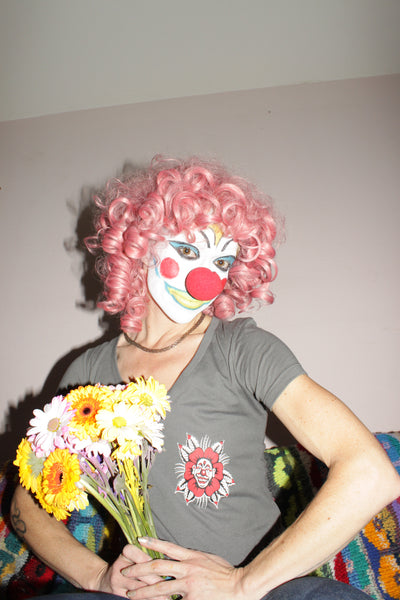 Cribbage Clown V-Neck Tee