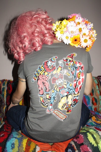 Cribbage Clown V-Neck Tee