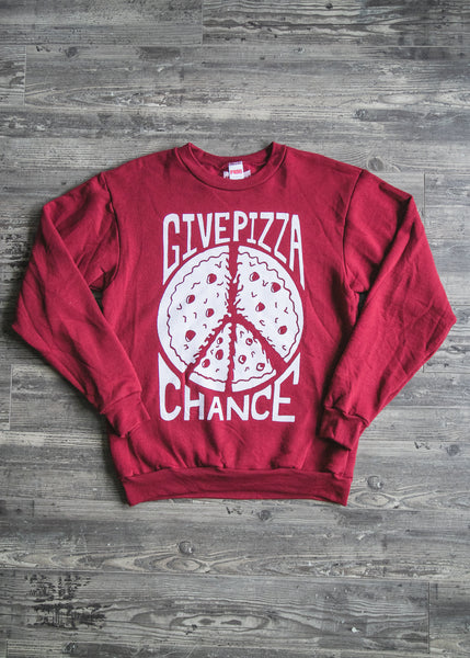 Give Pizza Chance Crewneck