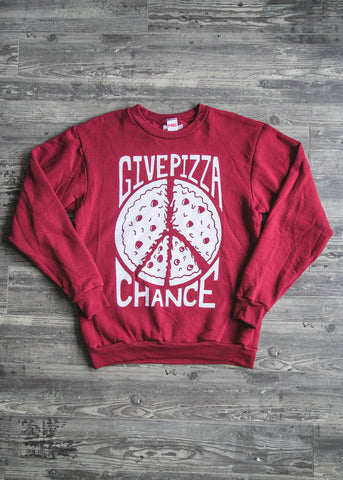 Give Pizza Chance Crewneck
