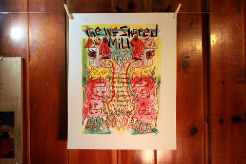 The We Shared Milk Alaska Tour Poster