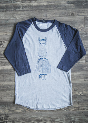 Sup Llama Baseball Tee